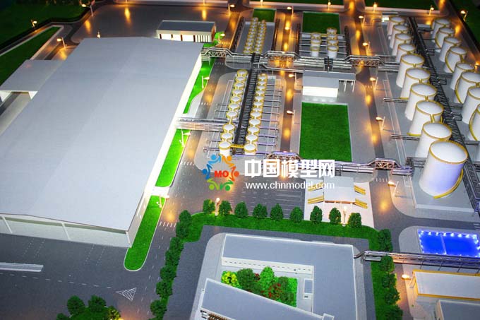 潤滑油工廠沙盤模