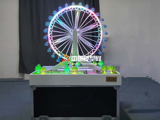 炫彩動態摩天輪沙盤模型