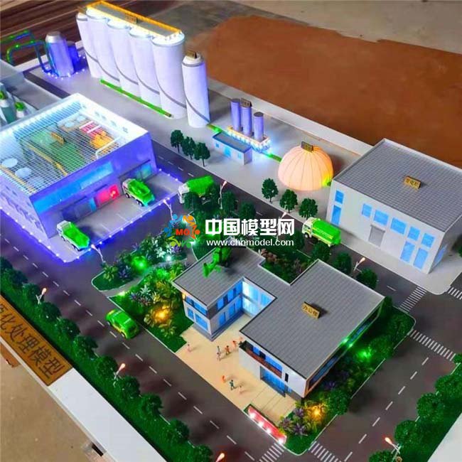 垃圾資源化處理沙盤模型