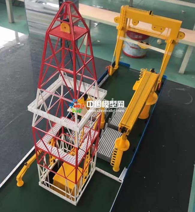 深海勘察船模型,海洋石油708模型