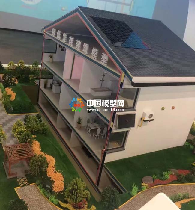 超低能耗建筑模型高質量民用建筑