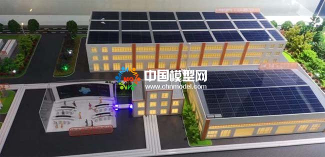 企業屋頂光伏屋頂發電沙盤模型
