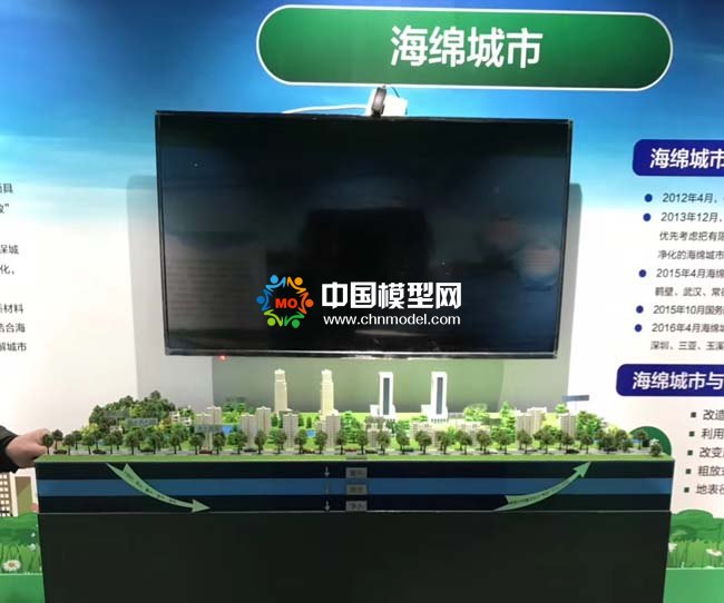 海綿城市生態系統沙盤模型