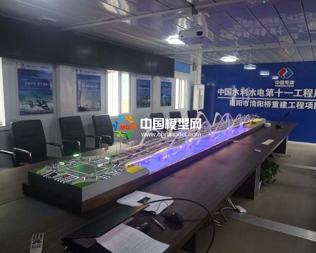 中國(guó)電建淯陽(yáng)橋重建工程沙盤(pán)模型