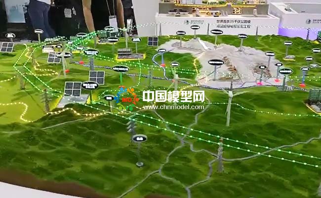 領(lǐng)先世界的柔性直流電網(wǎng)沙盤模型