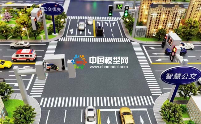 智慧公交沙盤模型