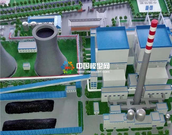華能火力發電廠沙盤模型