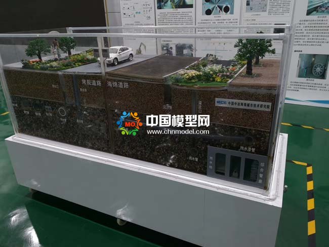 中冶海綿城市沙盤模型