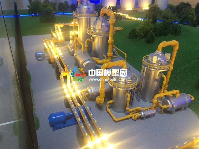 天然氣裝置沙盤模型