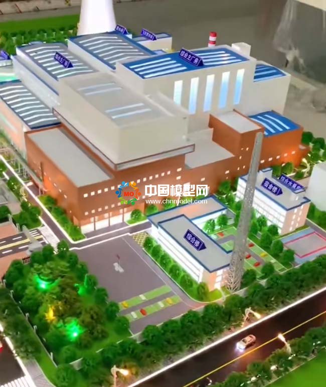 生活垃圾發電廠沙盤模型