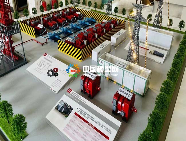 液壓泵設備沙盤模型