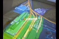 鋼鐵廠沙盤(pán)模型,投影電子沙盤(pán)