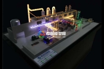 有機(jī)固體廢棄物處理沙盤(pán)模型