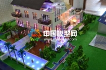 別墅沙盤模型的多種展現方式，燈光設計出彩地